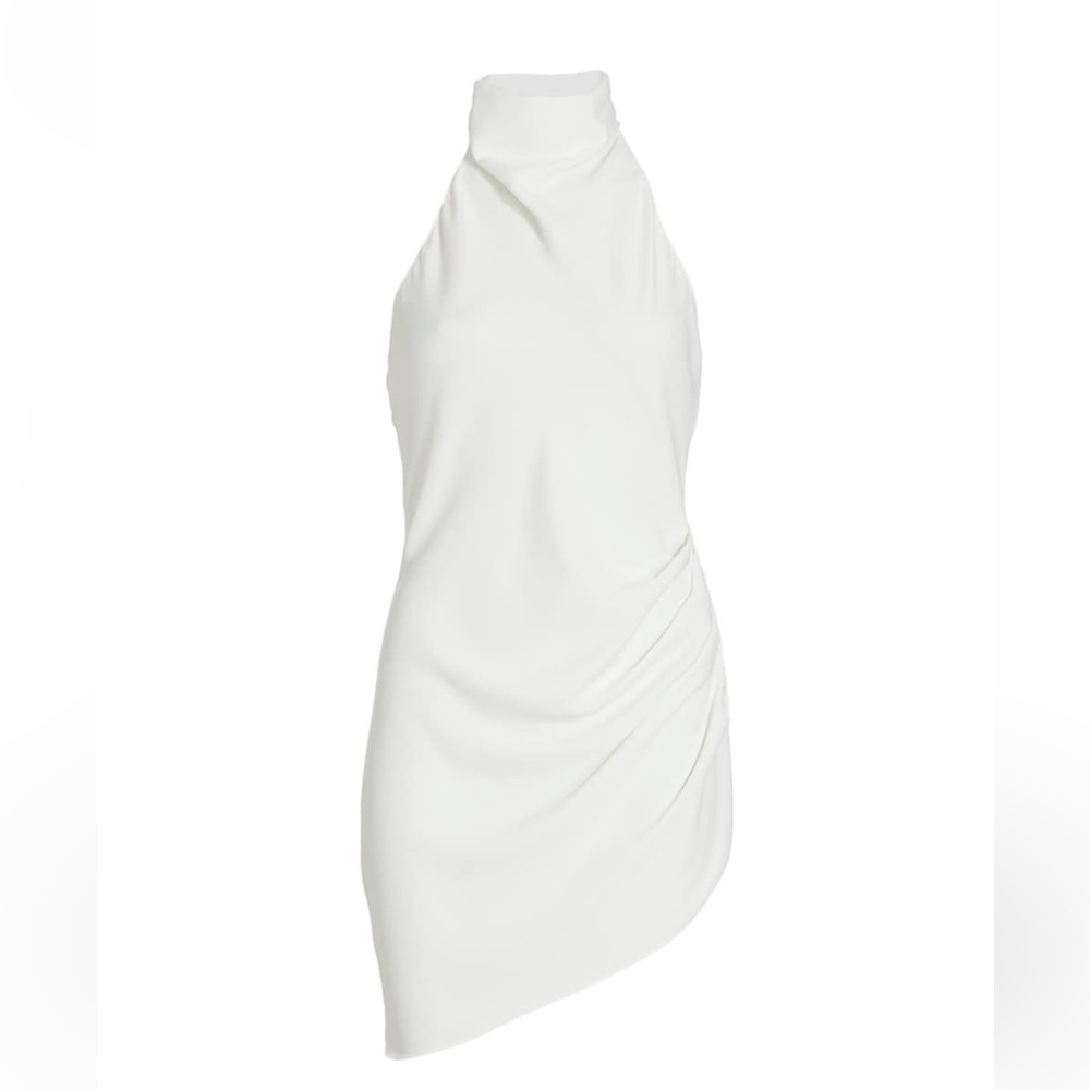 Samba Ruched Halter Minidress